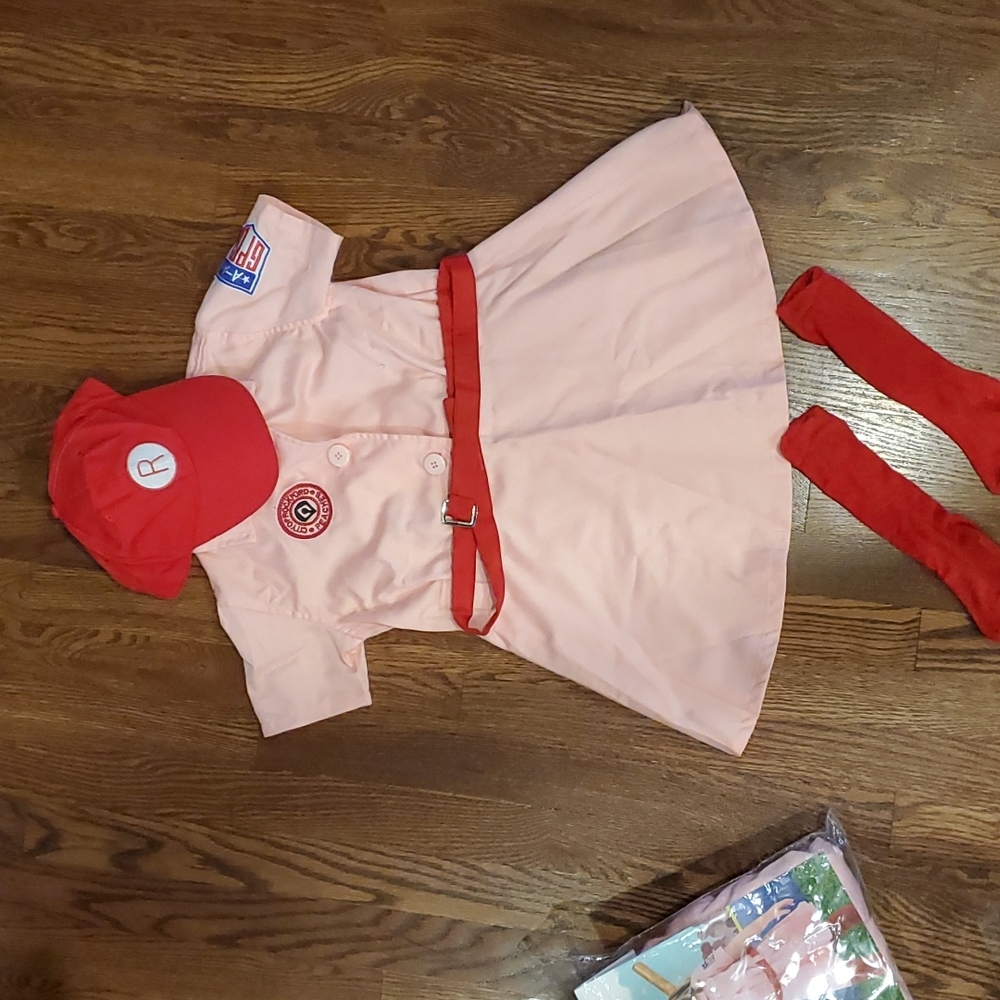 Rockford Peach Baseball Costume